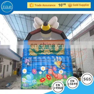 TOP INFLATABLES Multifunctional Six Flags Bouncer Inflatable Bouncer/jump Castle Water Slide thumbnail-2