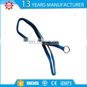 Blue Polyester Personalized Rope Lanyard Strap thumbnail-1