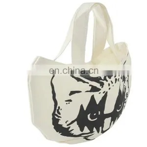 Custom Logo Handle Canvas Shopping Bag Canvas Tote Bag thumbnail-4