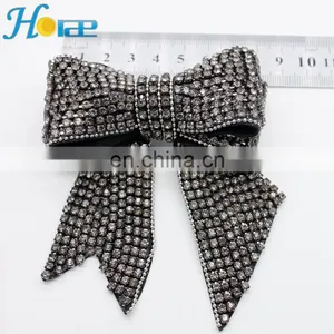 Whoesale Crystal Rhinestone Shoe Accessories Decorative Shoe Bow DIY Handmade Shoe Accessories thumbnail-3