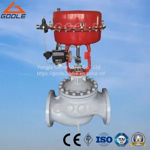 Pneumatic Globe Control Valve With Single Seat Type thumbnail-1