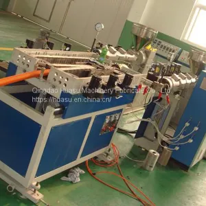 High Quality HDPE Single Wall Corrugated Pipe Extrusion Line Machinery thumbnail-5