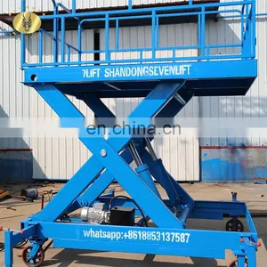 7LSJY Jinan SevenLift Used Elevated Work Platform Mobile Automotive Truck-mounted Scissor Man Lift Platform thumbnail-6