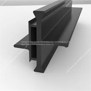 Custom Special Shapes PA66 GF25 Profile Thermal Resistant Nylon Strips thumbnail-1