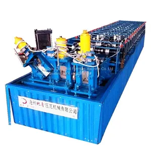 Three Profiles Ceiling Angle Omega Light Keel Stud Steel Roll Forming Machine With Good Price thumbnail-1