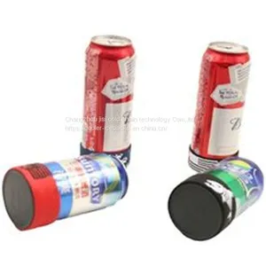 Silicone Band Fixation Plastic Ice Chill Puck Cooler Mini Cold Packs For Beer Can Cooling thumbnail-1