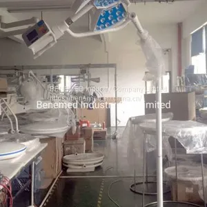 Ceiling Mounted Hospital LED Surgical Lamp Double Dome V4+5 thumbnail-4