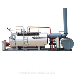 No Installation!!! Three Pass Wet Back Gas Diesel Fired Steam Boiler for Hospital Sterilizer Disinfection thumbnail-1
