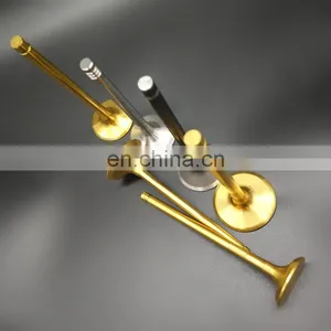 Black Nitride Gold Titanium Engine Valve For Honda Prelude H23A 2.3L NON-VTEC 92-96 in 14711-PT2-000 ex 14721-PT2-000 thumbnail-4