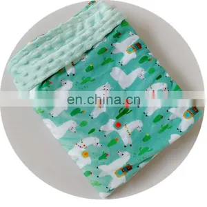 Baby Flannel Blanket Cartoon Animal Toddler Spring Summer Bubbles Blanket Bedding Wrap 10Styles thumbnail-1