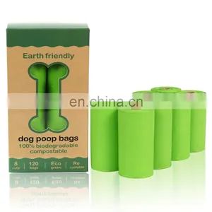 Amazon Hot Sale Biodegradable Pet Waste Bag PLA Cornstarch Pet Waste Bag thumbnail-7