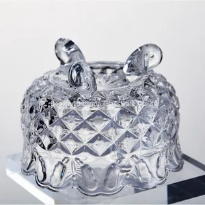 Low Price Food Storage Perfect Sweet Box Candy Box Glass Candy Jar With Lid thumbnail-3
