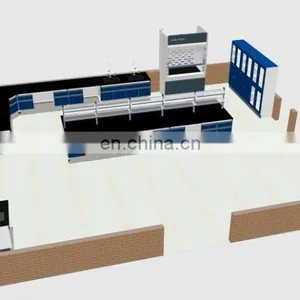 CE ISO14001 Wood-Steel Laboratory Bench Table Laboratory Workbench Laboratory Electronic Workbench thumbnail-6