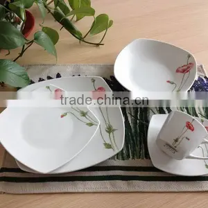 Hot Sale Square Fine Porcelain Dinner Set & Dinnerware With Design thumbnail-1