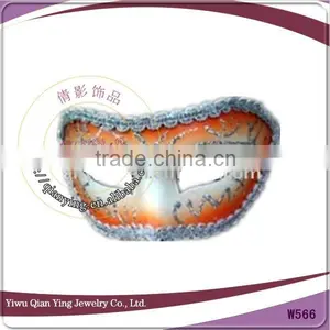 Hard Plastic Simple Design Sexy Painted Party Eye Mask thumbnail-1