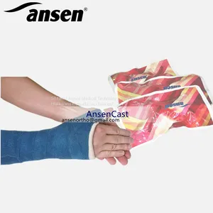 Multi Color Cast for Ortho Orthopedic Synthetic Fiber Glass Cast Waterproof Fiberglass Casting Tape thumbnail-1