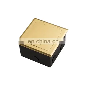 Vga Media Power High Quality Stainless Steel Female Multimedia Floor Socket Box thumbnail-2