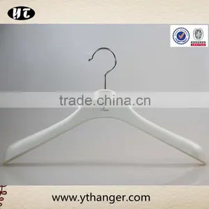 White Plastic Hanger With Footgrip for Clothes thumbnail-1