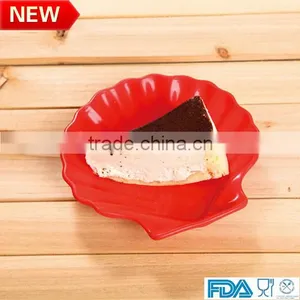 Dinner Ware Colored Silicone 6"square Plate thumbnail-6