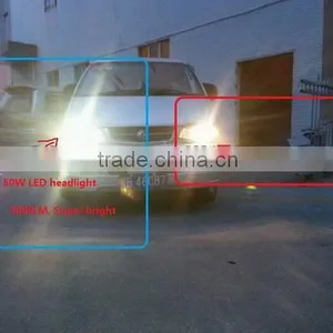 High Intensity LED Power Headlight 50W 2000Lm 12V/24V thumbnail-1