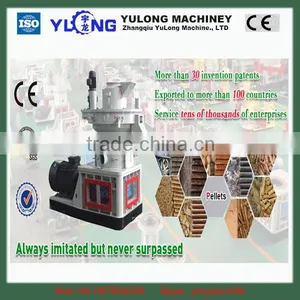 YULONG Vertical Ring Die Wood Pellet Machine ,pellet Press 1-1.5T/Hour XGJ560 With Automatic Lubrication thumbnail-1