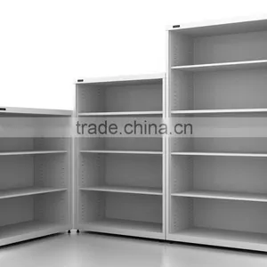 Factory Price Knock Down Metal Bookcase /Steel Book Rack Cabinet/Open Shelf Cabinet thumbnail-1