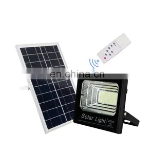 High Quality 25W 40W 60W 100W Light-Operated & Telecontrol Outdoor Solar Flood Light thumbnail-1