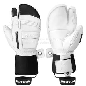 KUTOOK Ski Mittens 3M Thinsulate Waterproof Snowboarding Gloves thumbnail-3