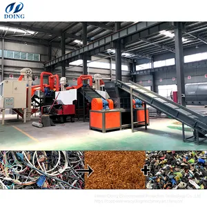 Copper Cable Wire Granulator Machine Waste Cable Wire Recycling Equipment for Recycling Copper and Plastic From Waste Cable Wires thumbnail-1
