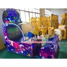 Guangdong Zhongshan Taile Amusement Carnival Indoor Video Game Children's Shooting and Shooting Simulator Machine Gun Vibration Purple Colorful Park (LT-RD58) thumbnail-2