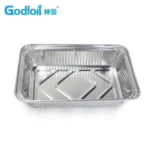 Rectanglar Aluminum Foil Container Wrinkle Wall Container thumbnail-5