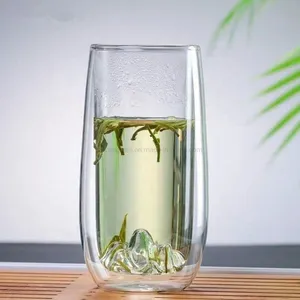 Household High Borosilicate Double Glass Cup High Temperature Resistant Wave Cup thumbnail-3