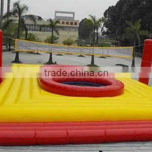 2016 New Design Inflatable Water Volleyball Field for Sale thumbnail-3