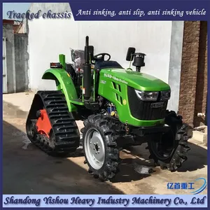 Rubber Tracked Chassis Tractor Modified for Deep Plowing Operation With High Power thumbnail-2