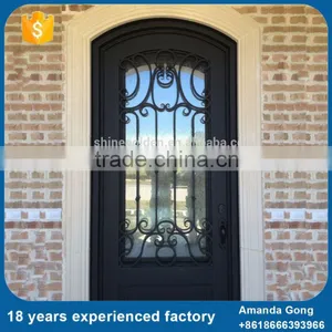 Promotional For Front Single Door Security Iron Gate Designs thumbnail-5