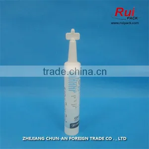 Empty Plastic Tube With Plane Cap,PE Soft Plastic Tube for Personal Care thumbnail-1