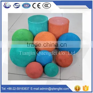 Concrete Pump Clear Rubber Bowling Ball thumbnail-5
