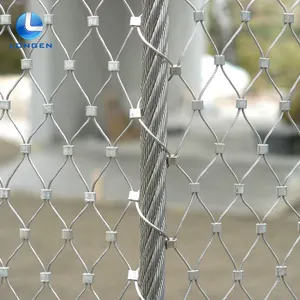 Hot Dipped Galvanized Steel Wire Rope Mesh/low Carbon Zoo Rope Mesh With High Quality for Sale thumbnail-4