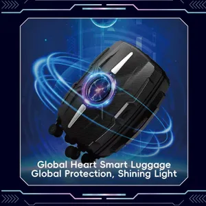 20 Inch Intelligent LED Light Waterproof Suitcase（Wechat:13510231336） thumbnail-2