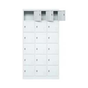 Modern 18-Door Metal Storage Locker thumbnail-2