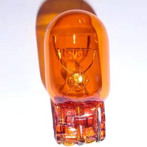 Haining Factory T20 7443 582 12V 21/5W W21/5W Amber Car Signal Bulb Clear Taillight Lamp for Vehicles thumbnail-1