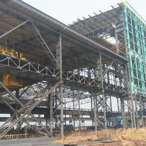 Grid Roof of Environmental Protection Thermal Power Plant in Quanzhou, Fujian. Steel Structure Grid Processing Factory for the Warehouse of High - Speed Railway Station in Fuzhou and Sanming thumbnail-3