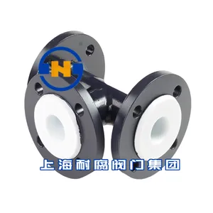Carbon Steel Four-Way Fluorine Lined Sight Glass Fluorine Lined Cross Mirror, Fluorine Lined Pipe Accessories thumbnail-5
