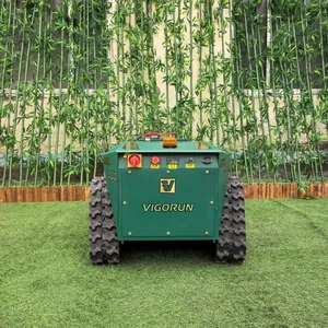 800mm 1000mm Remote Control Flail Mower Gasoline Crawler Brush Cutter for Slopes Orchards Rough Terrain Land Clearing thumbnail-5
