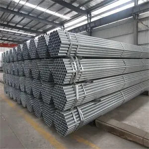 Hot Dipped Galvanized Scaffolding Pipe Construction Buildings Galvanized Steel Tube ERW API JIS Certified 6m 12m Cutting Welding thumbnail-2