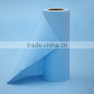 Hydrophobic & Water Repellent Wood Pulp Spunlace Nonwoven Fabric for Surgical Garment, Bedsheet thumbnail-3
