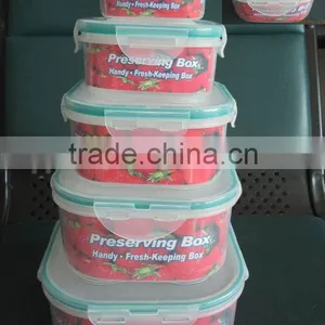 Plastic Food Storage Box(5sets) thumbnail-1