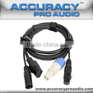 PowerCON 3 Pin DMX Combo Connector Cable APCON15-6FT thumbnail-1