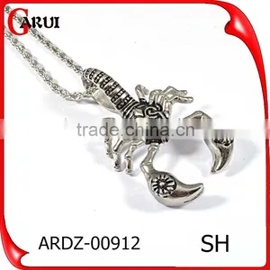 2016 Men Jewelry Animal Punk Styles Fashion Stainless Steel Scorpion Charms Pendant Desisgn Fashion Jewelry thumbnail-1