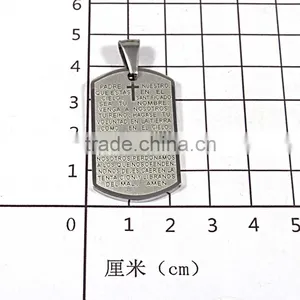 Engagement Occasion And Unise Tag Pendnat Wholesale Cross Pendant Bulk Sale thumbnail-5